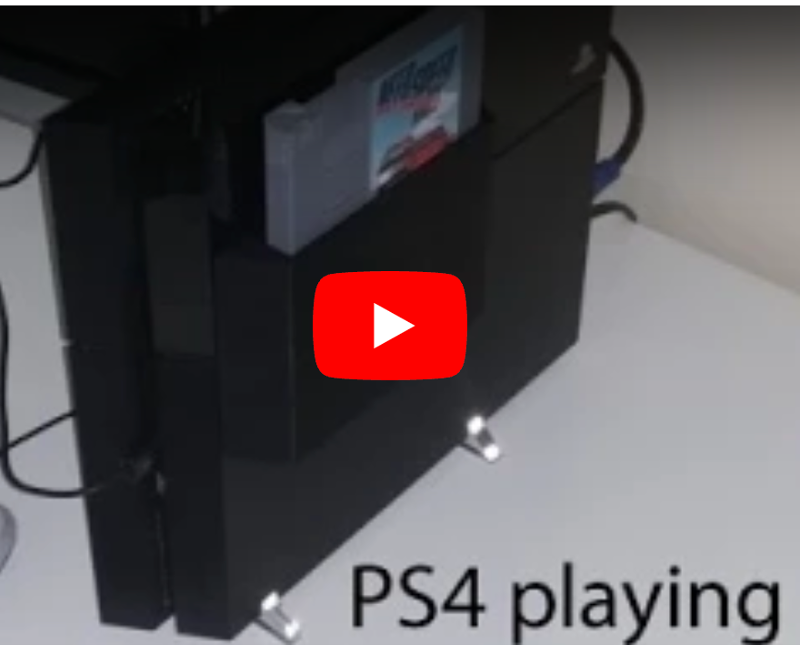 PS4 Playing NES Cartridges