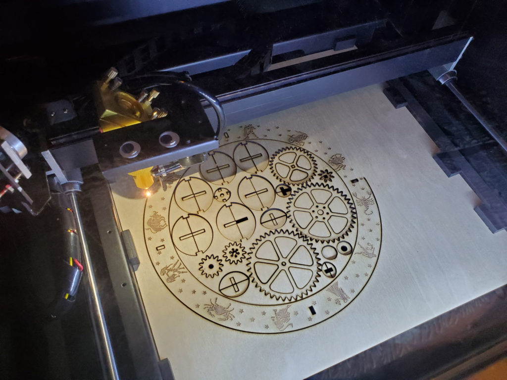 Wooden Orrery: Laser Cut Project